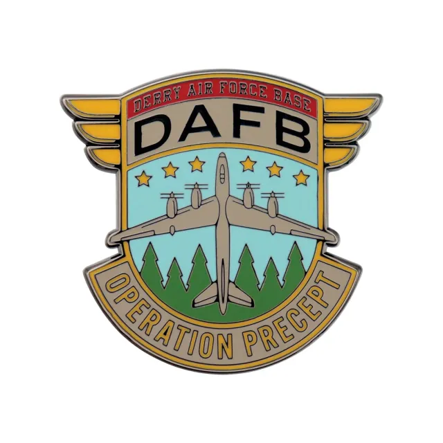 Fanattik IT Welcome to Derry DAFB Pin Badge limitiert 50 × 47,1 mm
