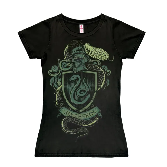LOGOSHIRT Harry Potter Slytherin Logo T-Shirt