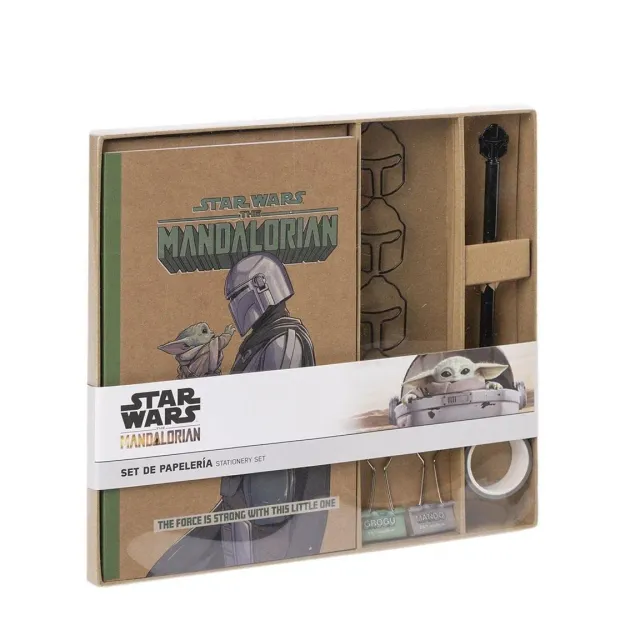 Star Wars Mandalorian Baby Yoda Schreibset A5 mit Stift