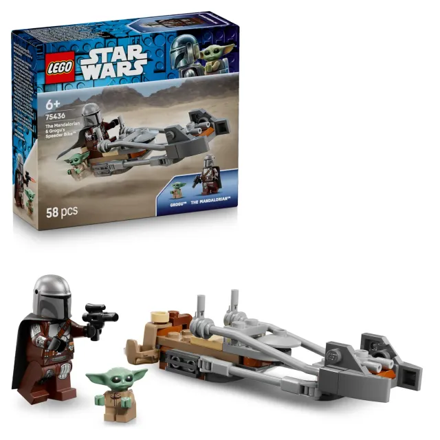 LEGO Star Wars 75436 Mandalorianer Grogu Speeder Bike Bauset