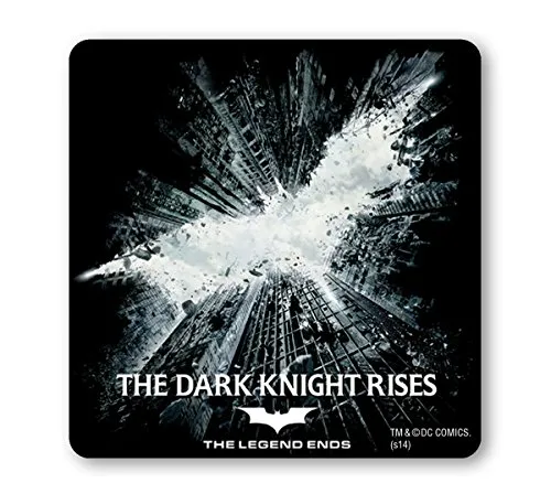 LOGOSHIRT Batman The Dark Knight Rises Bierdeckel schwarz