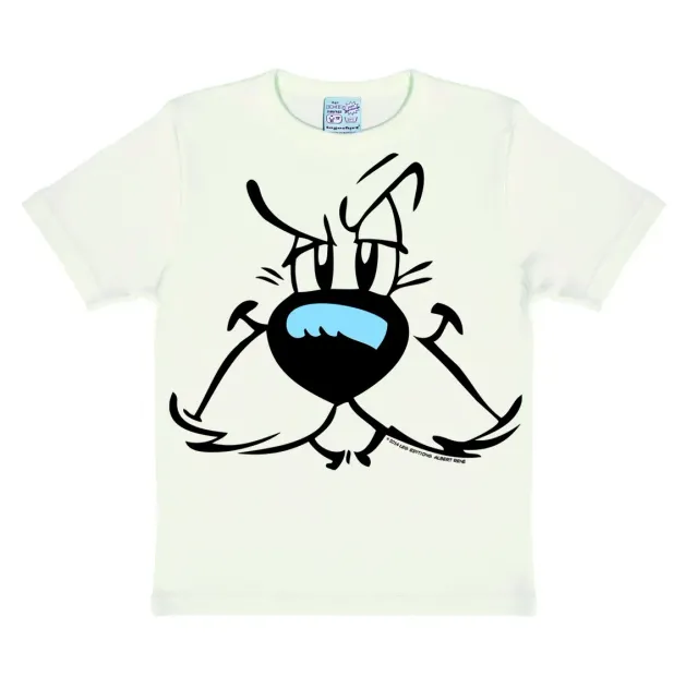 Logoshirt Asterix Idefix Gesicht T-Shirt Retro-Print