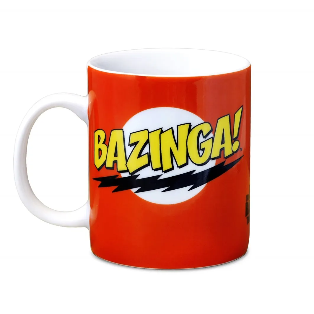 LOGOSHIRT Big Bang Theory Bazinga Tasse 300 ml Porzellan