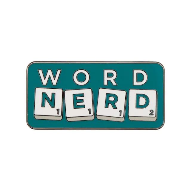 Fanattik Scrabble Word Nerd Pin limitiert 50 mm