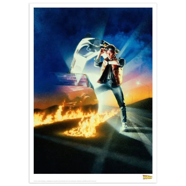Fanattik Back to the Future Artprint A3 limitiert