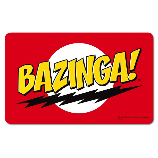 LOGOSHIRT The Big Bang Theory Bazinga Frühstücksbrettchen 23 x 14 cm