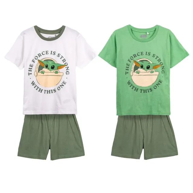 Star Wars Mandalorian Grogu Kinder-Pyjama Baumwolle