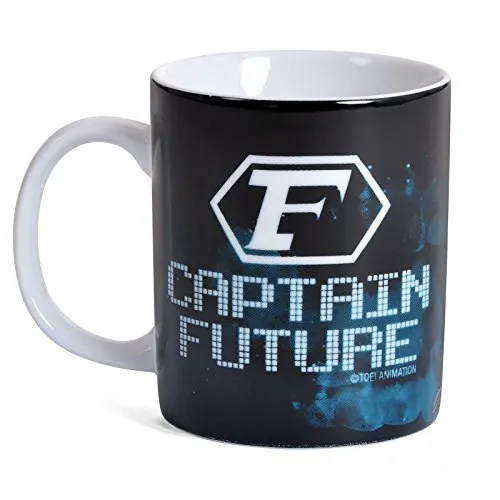 LOGOSHIRT Captain Future I Porzellantasse 300 ml spülmaschinenfest