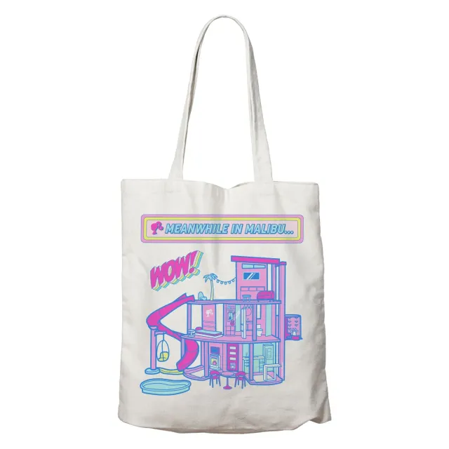 Fanattik Barbie Malibu DreamHouse Stoffbeutel 40x40 Baumwolle