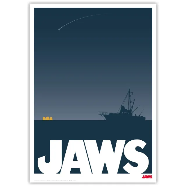 Fanattik Jaws Art Print A3 limitiert 995