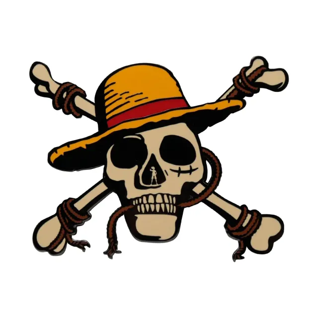 Fanattik One Piece Limited Edition Jolly Roger Medaillon, 87 x 65 mm