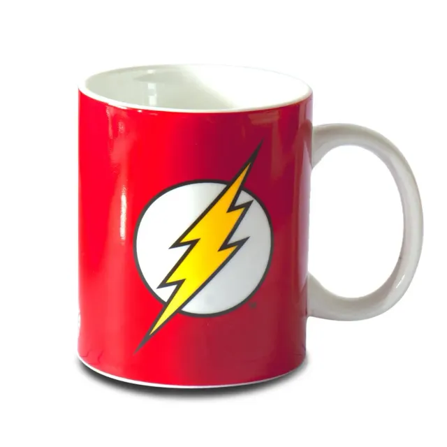 LOGOSHIRT DC Comics Flash Logo Tasse 300 ml Porzellan