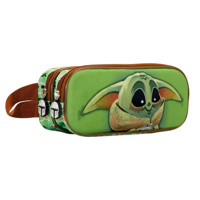 Star Wars The Mandalorian Thermal-3D Doppelfedermäppchen Grün