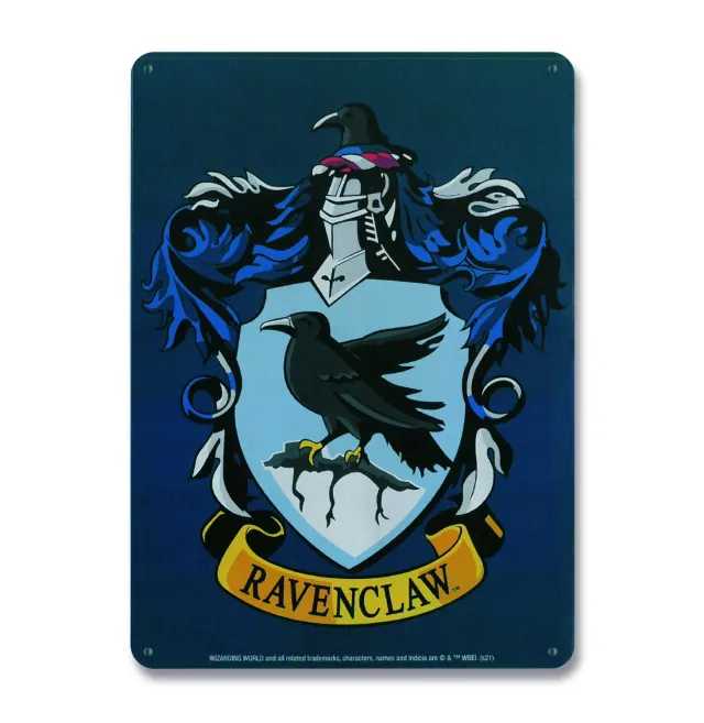 Logoshirt Harry Potter Ravenclaw Wappen Blechschild DIN A5 Metall