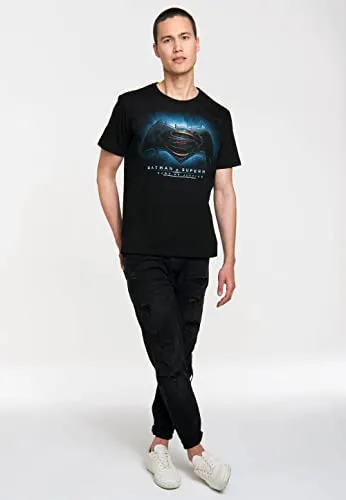 LOGOSHIRT Batman v Superman T-Shirt lizenziert