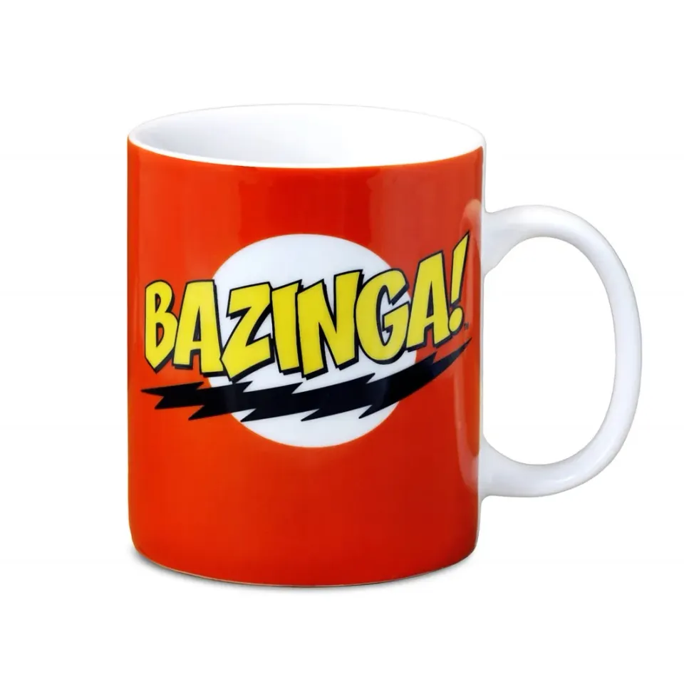 LOGOSHIRT Big Bang Theory Bazinga Tasse 300 ml Porzellan