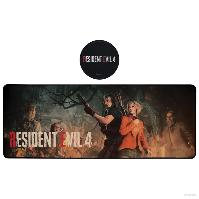 Fanattik Resident Evil 4 Deskpad mit Untersetzer 800 mm
