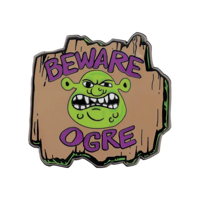 Fanattik Shrek Beware Ogre Pin 41,5mm limitiert