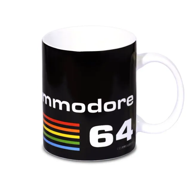 LOGOSHIRT Commodore 64 Logo Tasse 300 ml Porzellan