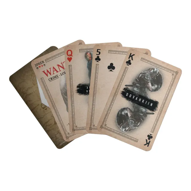 Fanattik The Elder Scrolls Skyrim Spielkarten Deck