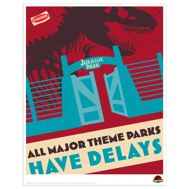 Fanattik Jurassic Park Limited Edition Kunstdruck limitiert