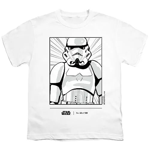 Cotton Soul Star Wars Disney 100 Stormtrooper Kinder-T-Shirt Weiß 10–12 Jahre