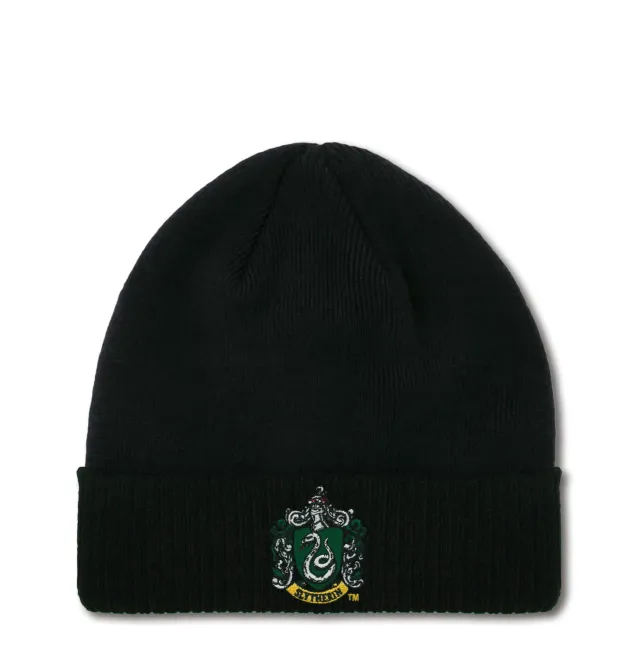 LOGOSHIRT Harry Potter Slytherin Logo Beanie Acryl