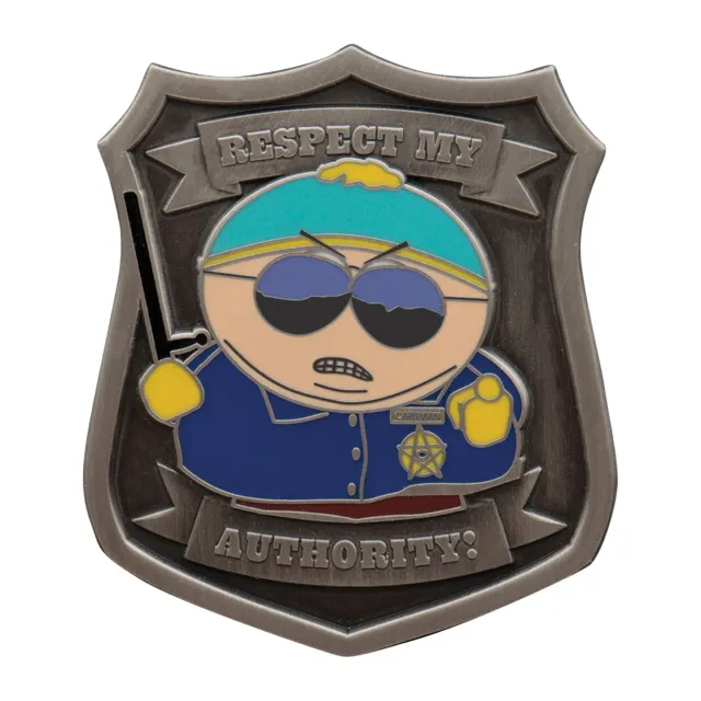 Fanattik South Park Cartman Police Pin Badge 45x39mm limitiert