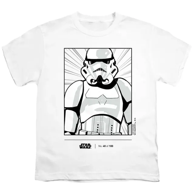 Cotton Soul Star Wars Disney 100 Stormtrooper Kinder-T-Shirt Weiß 10–12 Jahre