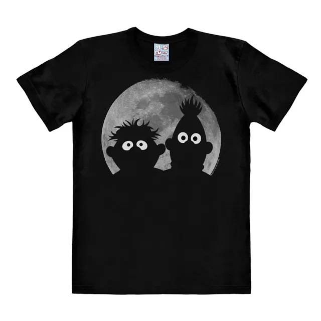 LOGOSHIRT Sesamstrasse Ernie & Bert Mond T-Shirt